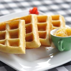 10.11–GOFRY Z MUSEM OWOCOWYM/ waffles with fruit mousse